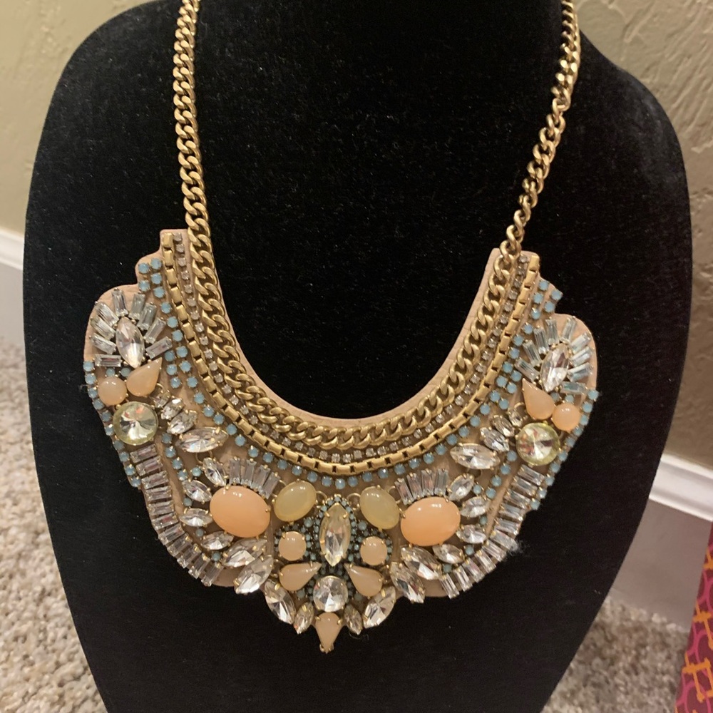 Stella & Dot Giverny Statement Bib Necklace